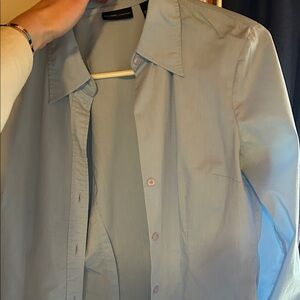 New York & Company Sky Blue Shirt